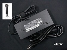 Genuine Delta 240W AC Power Adapter for MSI 957-15CK1P-101 ADP-240EB D 4.5 3.0mm