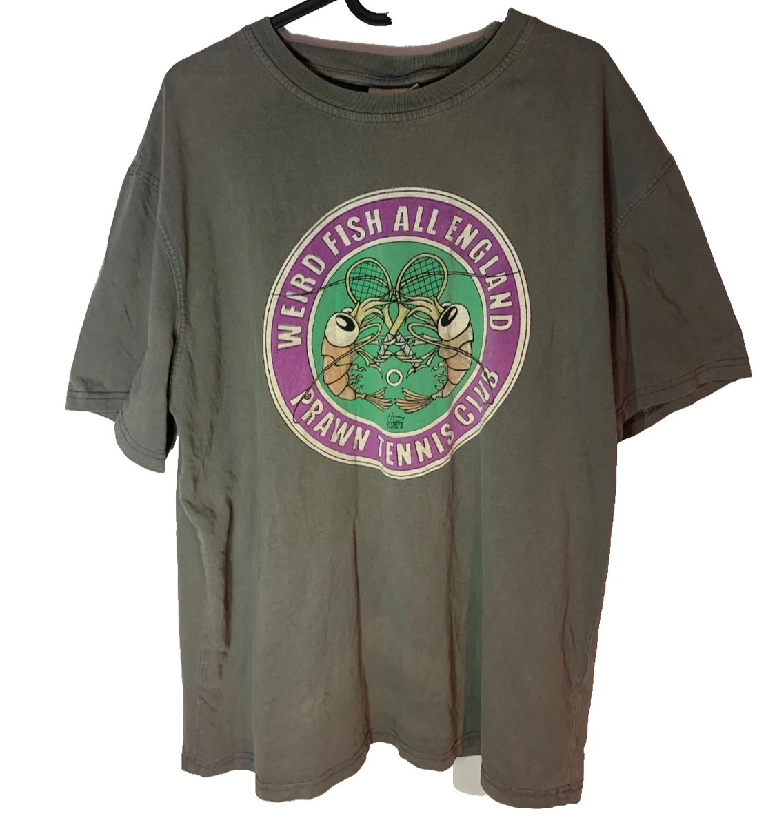 Maglia Pescatore Weird Fish Fished Maglietta Con Marchio Uomo (L T-shirt Collezione Fishy