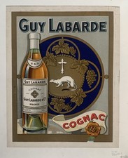 AFFICHE  POSTER     COGNAC GUY LABARDE
