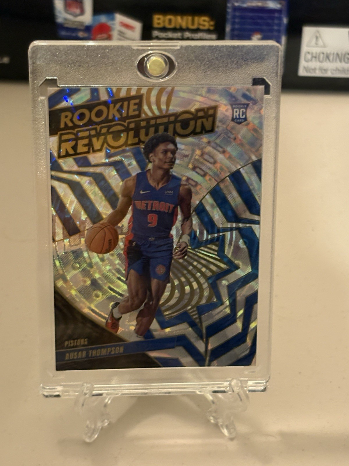2023-24 Panini Revolution #5 Ausar Thompson Rookie Revolution Fractal