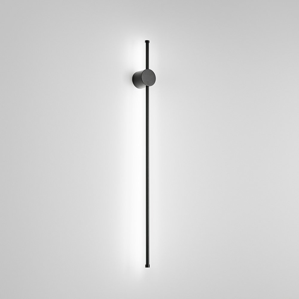 Lampada da Parete Clock LED 20W - Alluminio Nero Luce Calda