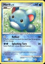 Marill 88/130 Common DP Diamond Pearl Base Pokemon