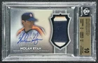 NOLAN RYAN BGS 10 PRISTINE 2017 TOPPS DYNASTY GAME-USED PATCH AUTO ASTROS 2/10
