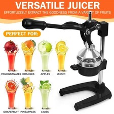 Professional Grade Citrus Juicer Hand Press Manual Fruit Juicer Orange Juice UK