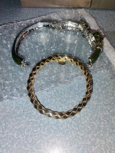 2 Stück Kirks Folly Armbänder Schlangenarmreif & goldfarben Stretch NEU!!! - Bild 3 von 9