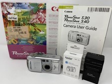 Canon PowerShot S30 Digital Camera 3.2 MP Untested for Parts or Repair