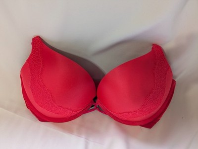 Victoria Secret Bombshell Plunge Hot Pink Bra, size 32 D