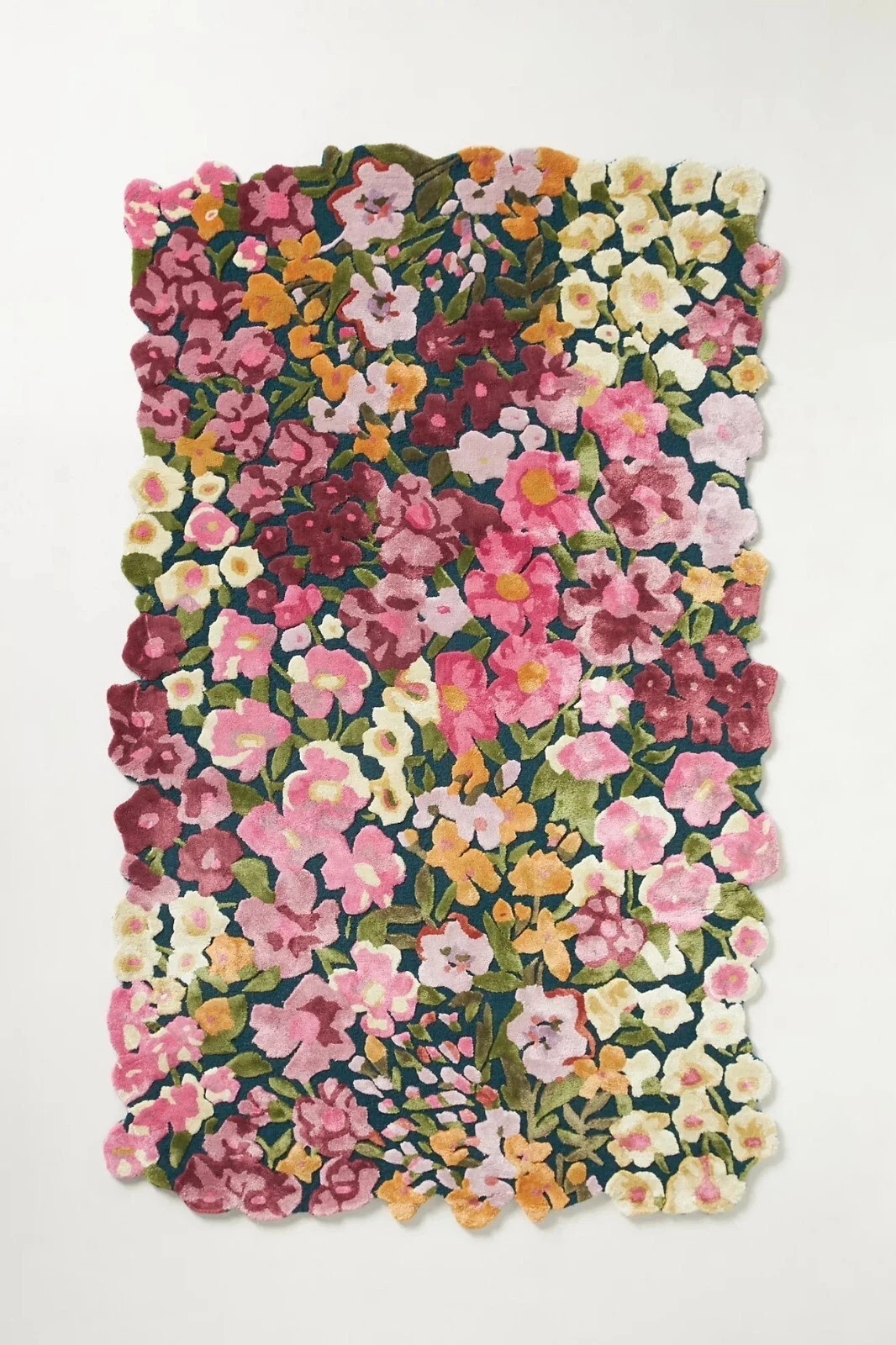 Cassia - Pink, Hand-Tufted Wool & Viscose Soft Area Rug Carpet