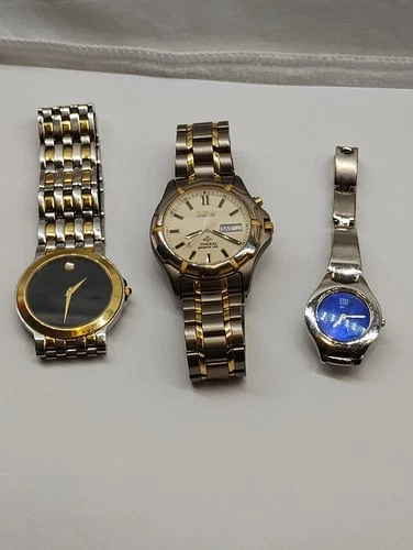 Seiko Kinetic Movado ESQ Watch Parts - Not Working - LOT Men's Women's Vintage