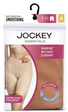 New Jockey Essentials Women's Seamfree No-Chafe Slipshort Medium Clay Fire