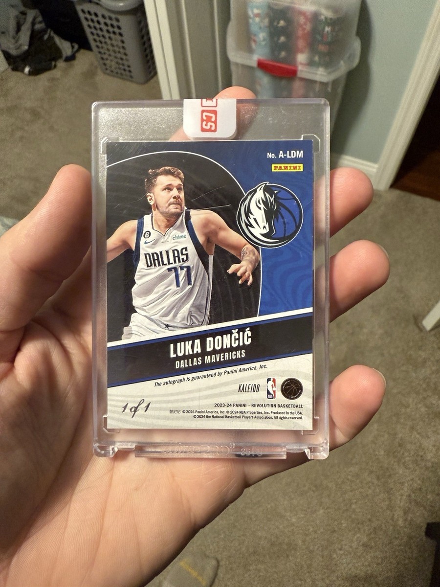 2023-24 Panini Revolution Kaleido 1/1 Luka Doncic Auto