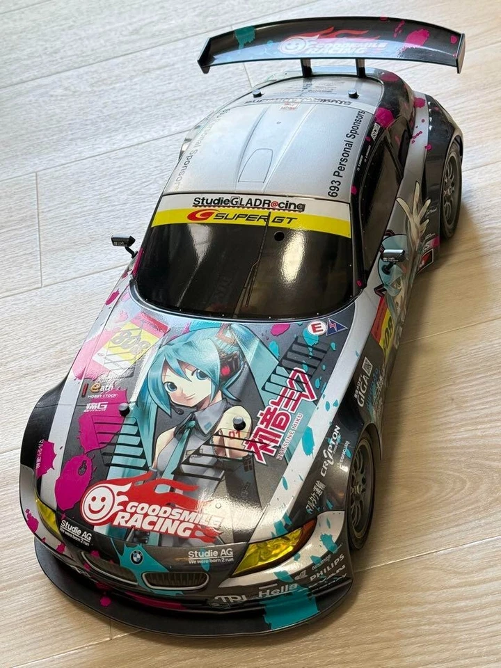 Tamiya 1/10 RC Car BMW Hatsune Miku Z4 Body Only With LED Light New F/S Japan - Image 4 of 4