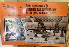NEW Disney Halloween Village Musical Haunted House Mansion Set of 12 Costco