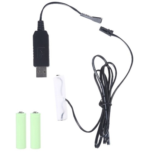 USB Power Supply AA Battery Eliminator for Christmas LED Light Lamp Thermostat - Zdjęcie 11 z 12
