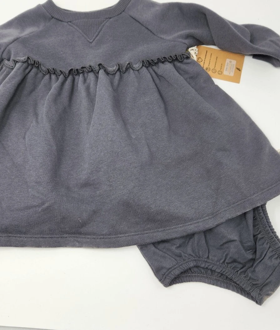 Baby girl sweatshirt dress clearance