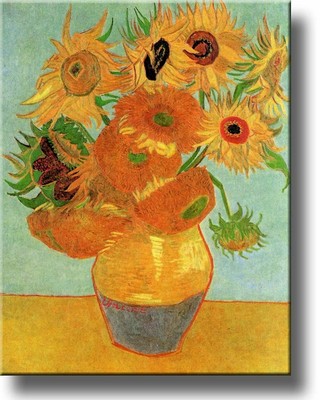 Still Life Vase With Sunflowers By Vincent Van Gogh On Acrylic