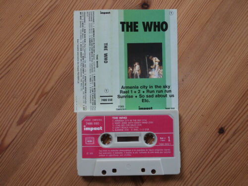THE WHO - THE WHO (IMPACT 7486550) 1971 FRANCE CASSETTE TAPE COMPILATION - Picture 2 of 3