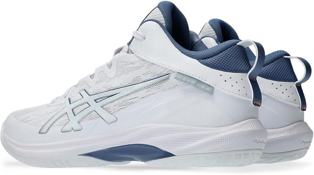 ASICS Men's Basketball Shoes GELHOOP V17 White Blue 1063A096 US9