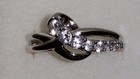 *ELEGANT & SEXY* Kay Jewelers Sterling Silver 8 Lab Created Sapphire Ring (Sz 7) — photo 1