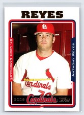 ANTHONY REYES 2005 Topps Rookie Card #UH14 St. Louis Cardinals