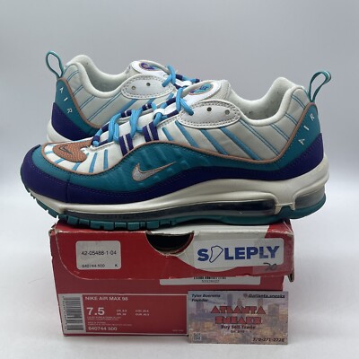 nike air max 98 purple teal