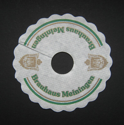 BRAUHAUS MEININGEN PILSDECKCHEN Bierdeckel Coaster Beer Bier  Meiningen