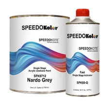 High Gloss Nardo Grey 2K Acrylic Urethane, 4:1 Gallon Fast Kit, SPK9712/SPK60