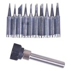 10pcs+iron Casing /lot Leadfree Solder Iron Tip 900mt For 936 Saike Atten Aoyue