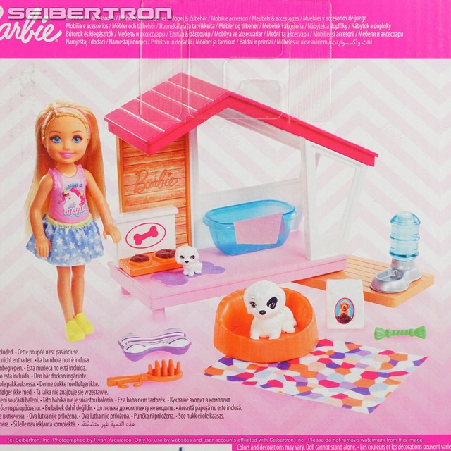 Barbie Indoor Furniture Set DOG HOUSE + Accessories Pack Mattel 2019