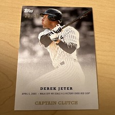 2020 Topps Transcendent Derek Jeter 28/40 April 5, 2005 Capatain Clutch Ondemand