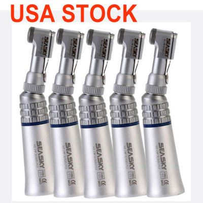 5PCS USA SEASKY Dental Low/Slow Speed Handpiece Contra Angle Latch 1:1 E-Type YP