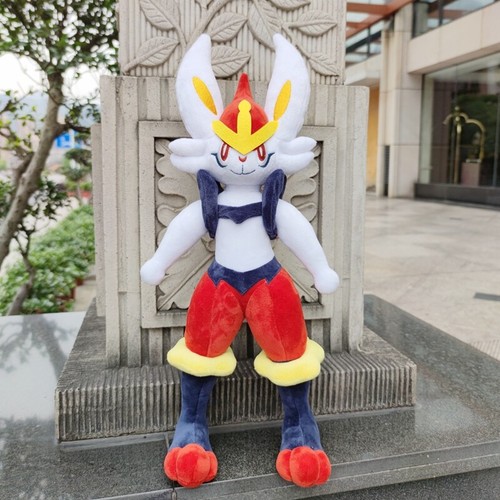 Riesenspielzeug Cinderace Cosplay Plüschpuppe Dekokissen Weihnachten Kinder Plüschtier Geschenk Anime - Bild 14 von 14