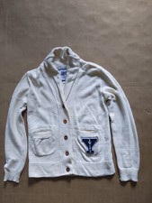 Yale University Collegiate Cardigan Sweater, Cotton, Made in USA, Women's S