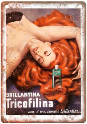 non è una comune brillantina Vintage Liquor Poster Sign E564
