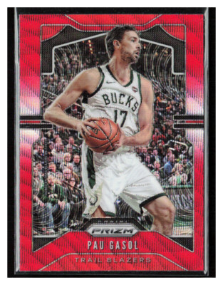 2019 Panini Prizm Ruby Wave Prizm #233 Pau Gasol
