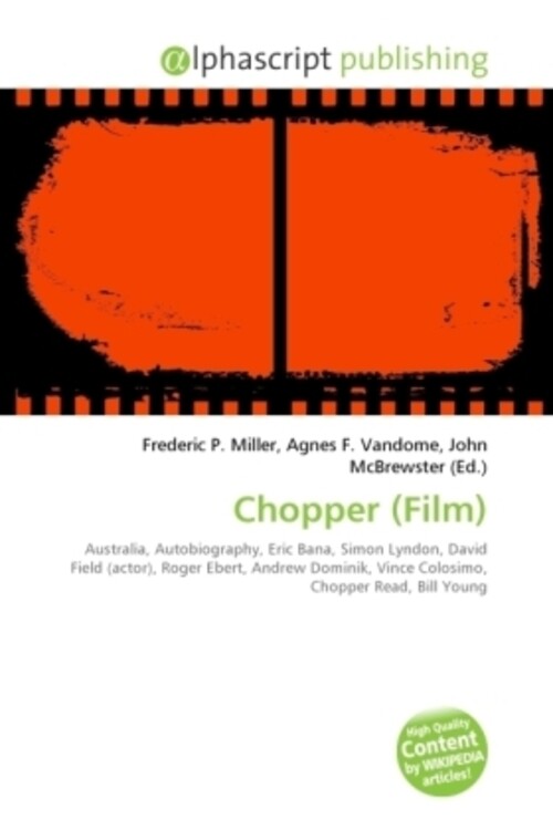 Frederic P. Miller (u. A.) | Chopper (film) | Taschenbuch | Englisch