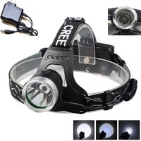 Rechargeable Camping Hunting High-power Cree 6000-lm Headlight With Charger Rechargeable Camping Hunting High-power Cree 6000-lm Headlight With Charger