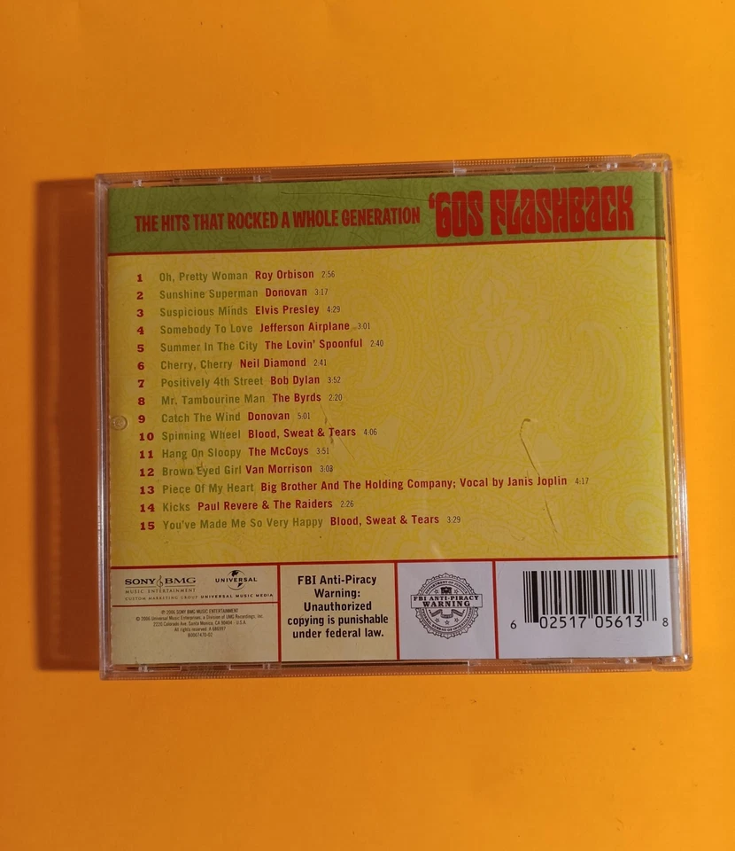 THE CLASSIC 60'S COLLECTION-60'S FLASHBACK(CD-2006) LIKE NEW-FREE SHIPPING Foto 2 de 4