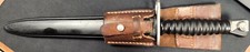 M1957 Swiss Army Rifle Bayonet  W. Grossen Stellier Fleurier Frog 67 - Vtg