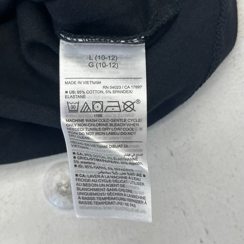 Old Navy Black Basic Fitted Stretch Cami Girls Size Large (10-12) NEW - Picture 3 of 6