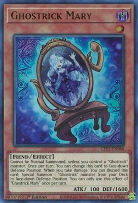 GHOSTRICK MARY GFP2-EN068 1ST ED YUGIOH GHOSTS 2 (ULTRA, NM)