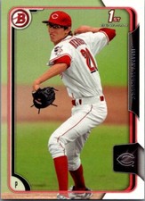 2015 Bowman Draft 30 Jimmy Herget Cincinnati Reds Baseball Card