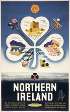 IRELAND NORTHERN Rf48 - POSTER HQ 40x60cm d'une AFFICHE VINTAGE