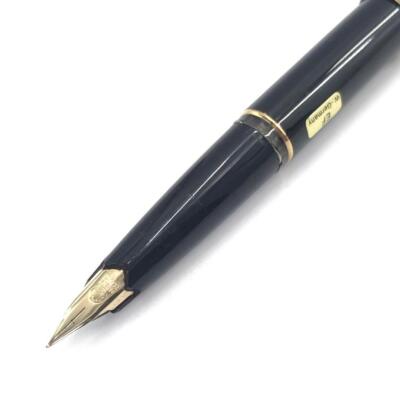 Vintage Black and Gold Mont Blanc Fountain Pen | eBay