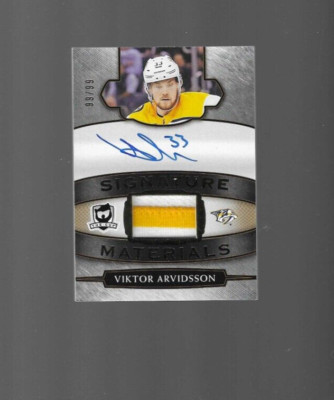 2018-19 The Cup Signature Materials #SP-VA Viktor Arvidsson 99/99 AUTO PATCH