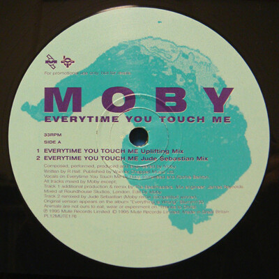 Moby Everytime You Touch Me - Maxi 45T