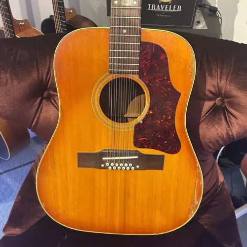 Gibson 1964 B-45-12 12-String Acoustic Guitar w/ Case - Natural (Pre-Owned)