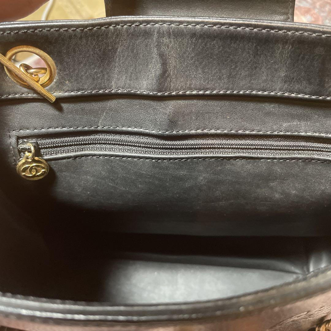 CHANEL 80s Vintage Leather Shoulder Bag Black From Japan t40 CHANEL 80s Vintage Leather Shoulder Bag Black From Japan t40