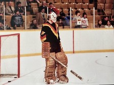 8x10 Vintage Goalie Picture  Gary Bromley