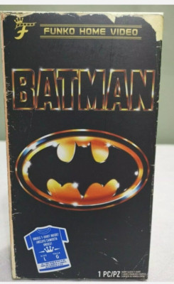  NEU/SELTENES Batman Funko Tee/T-Shirt (L UK) - Funko Home Video/VHS (1989 Version)